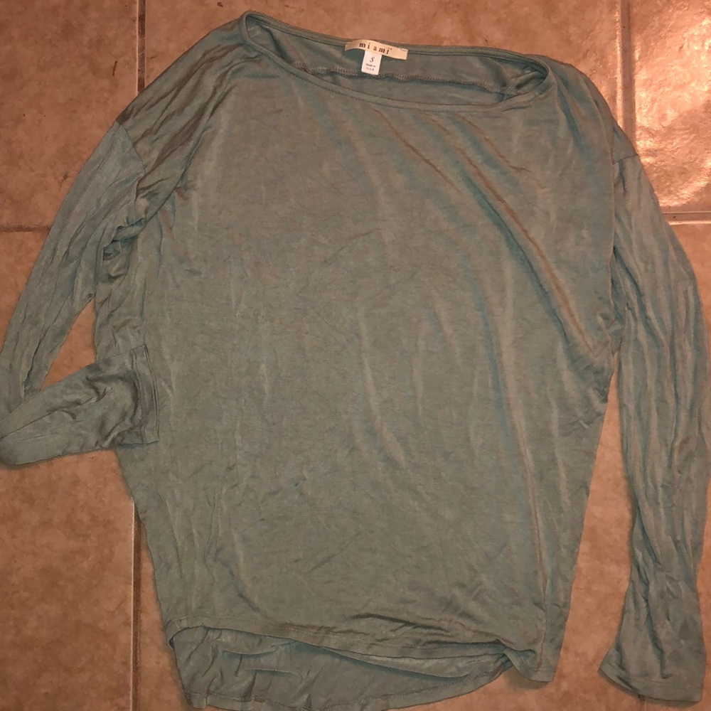 Mint Doplan Tunic Top